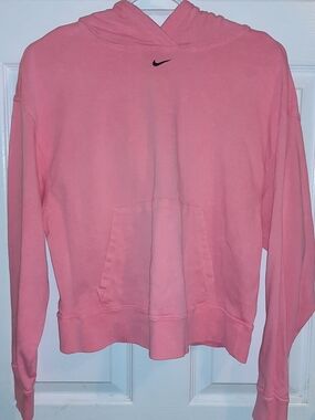 Nike Neon Pink 100% Cotton Hoddie Sweater